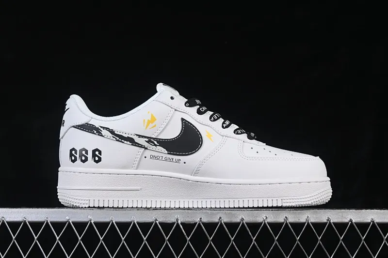 All categories Nk Air Force 1 Air Force series Nk Air Force 1 Low Air Force low-top Nike Air Force 1 '07 Low White and black barcode Air Force 1 low-top casual sneakers JP8028-072
